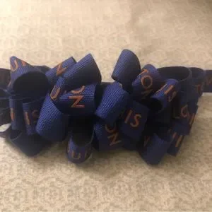 Authentic Louis Vuitton Ribbon Hair clip 3” French barrette. Louis Vuitton Hair Barrettes for Women for sale - eBay main image 4